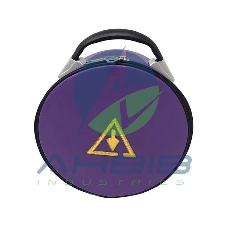 Royal & Select Cryptic Masonic Hat & Cap Case Purple