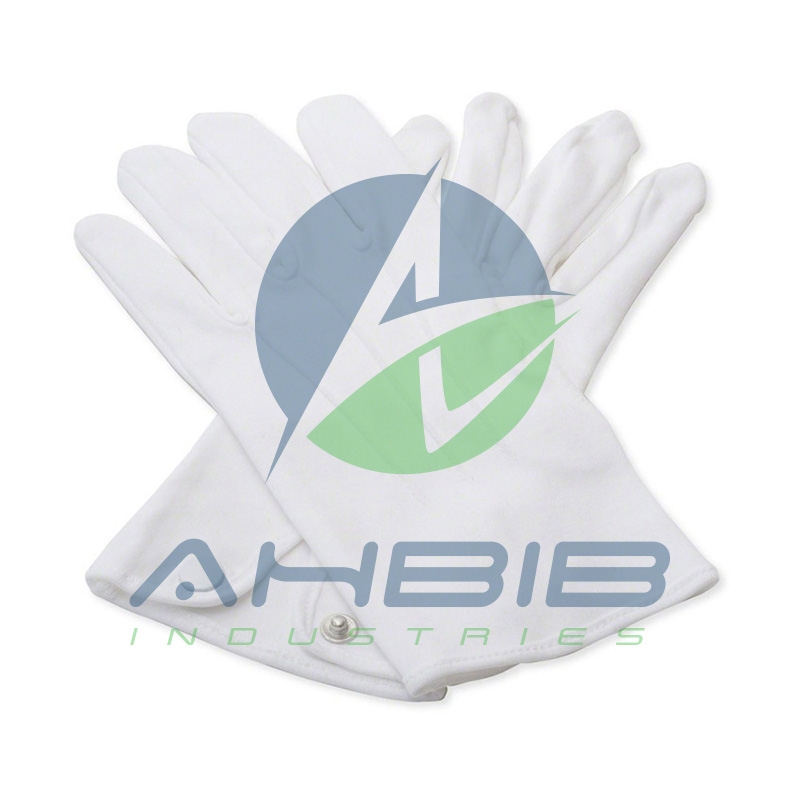 White 100% Cotton Gloves