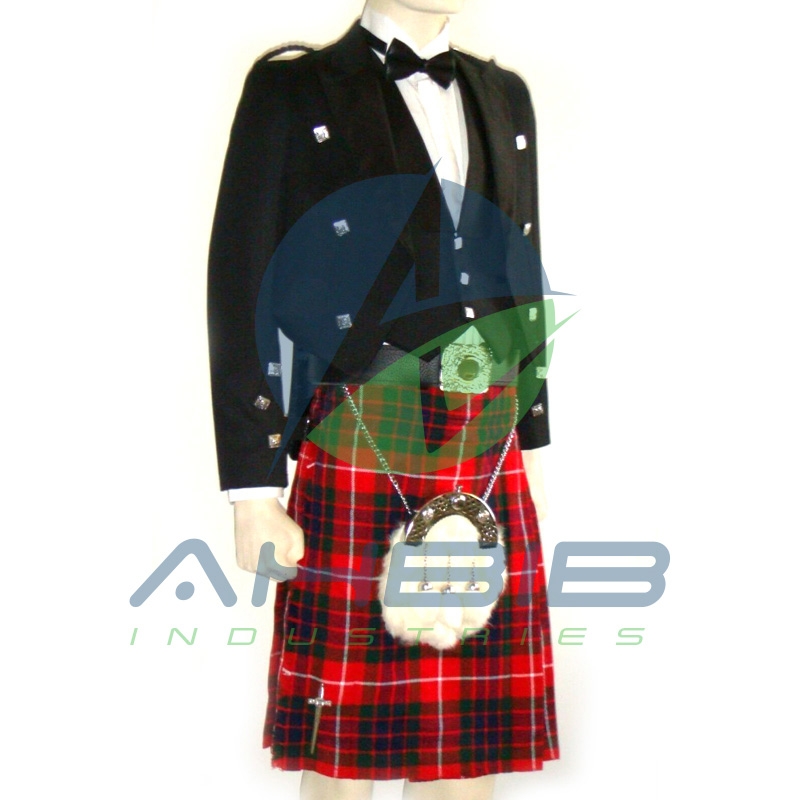 Fraser Tartan Heavy Kilt Outfit