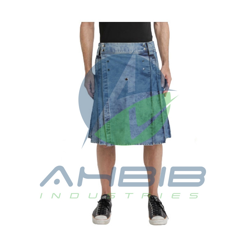 Denim Kilt Kilt For Men