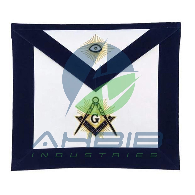 Masonic Master Mason Apron Hand Embroidered